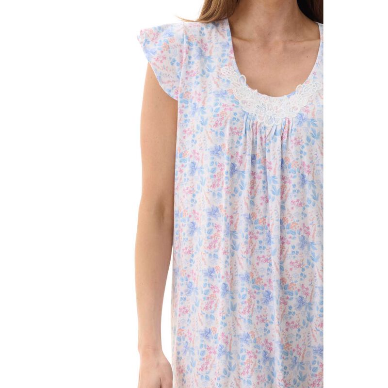 Givoni Penny Flutter Sleeve Long Nightie image number 2